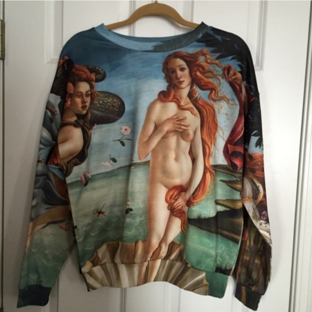 ❤SALE❤ "The Birth of Venus" Crewneck Sweater